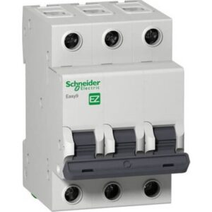 EZ9F43316 Miniature circuit breaker, Easy9, 3P, 16 A, C curve, 3000 A