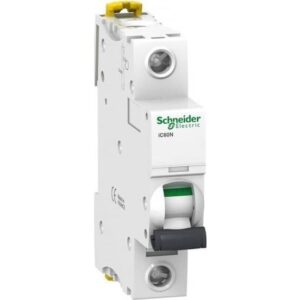 A9F74101 Schneider MCB Miniature circuit-breaker, Acti9 iC60N, 1P, 1 A, C curve, 6000 A (IEC 60898-1), 50 kA (IEC 60947-2)